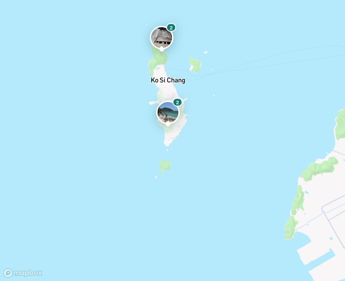 Map showing where Lonely Tree Beach is, in Thailand