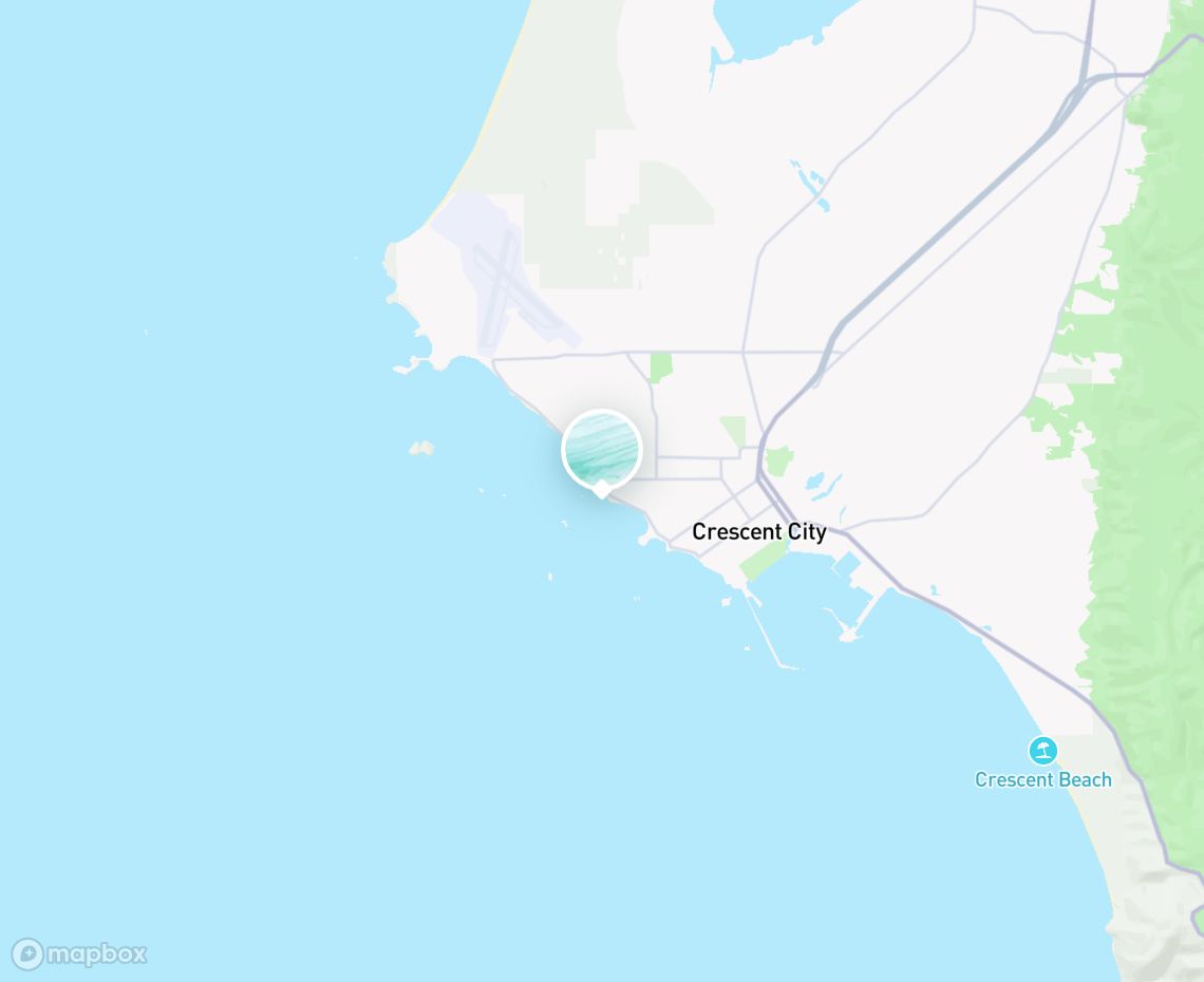 Map showing where Pebble Beach is, in United States