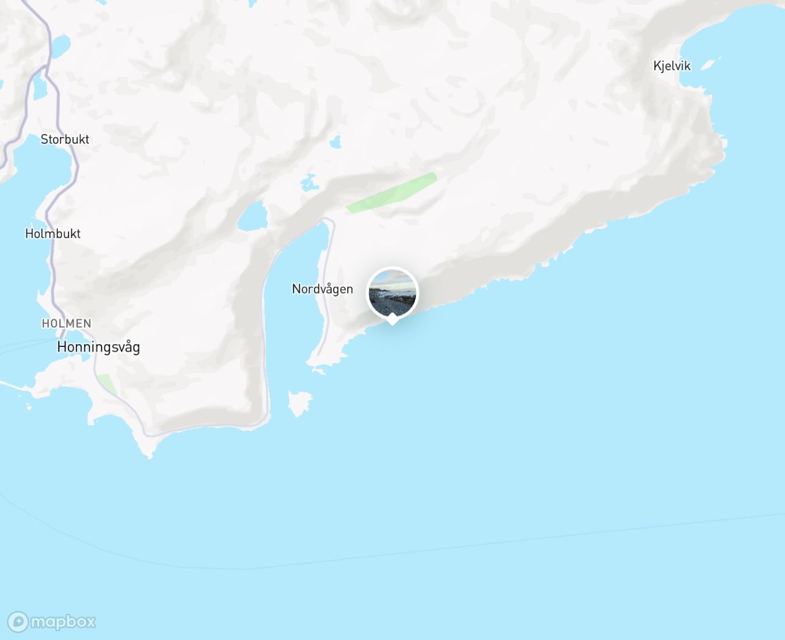 Map showing where Vikafjæra is, in Norway